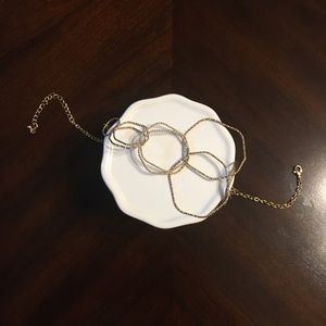 Gold-Toned Geometric Necklace